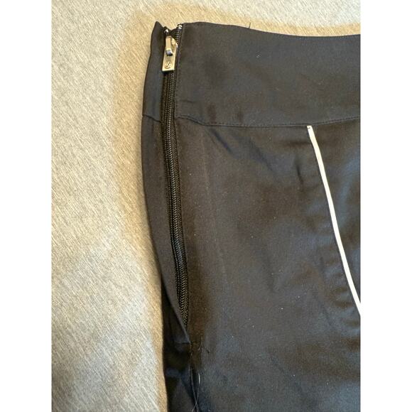 Lija Womens Size 4 Black Golf Tennis Skort Side Slip Closure Front Slit Athletic - Picture 7 of 8